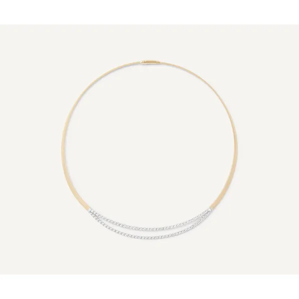 MARCO BICEGO 18 KT GOLD NECKLACE W/DIAMONDS Carats Mcallen, TX