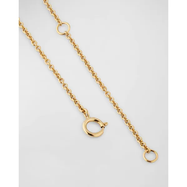 ROBERTO COIN 18K Y DIA MARGHERITA NECKLACE DIAM 0.08 Image 3 Carats Mcallen, TX