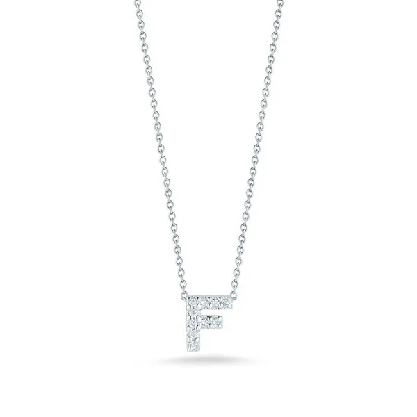 ROBERTO COIN 18K W DIA LOVE LETTER F Carats Mcallen, TX