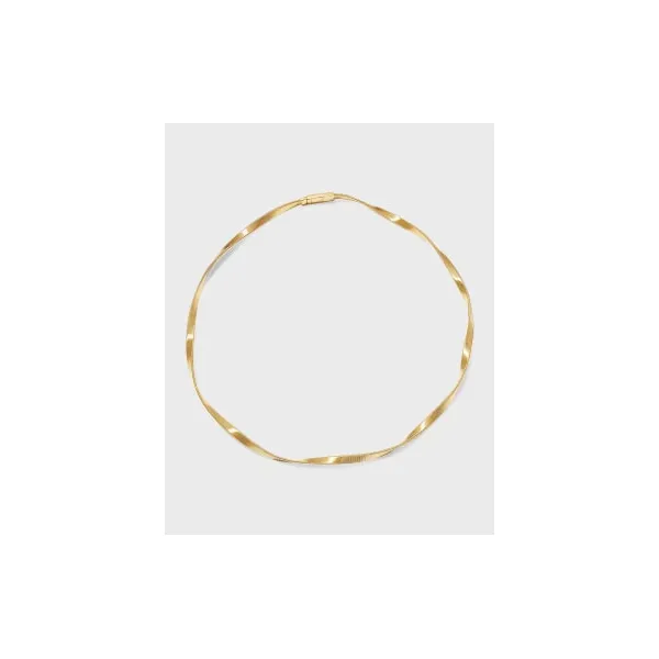 MARCO BICEGO 18 K YELLOW GOLD MARRAKECH TWISTED NECKLACE Image 2 Carats Mcallen, TX