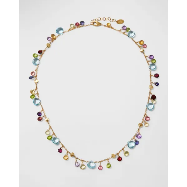 PARADISE COLLECTION NECKLACE 16.5 18K YG WITH MIXED GEMSTONES Carats Mcallen, TX