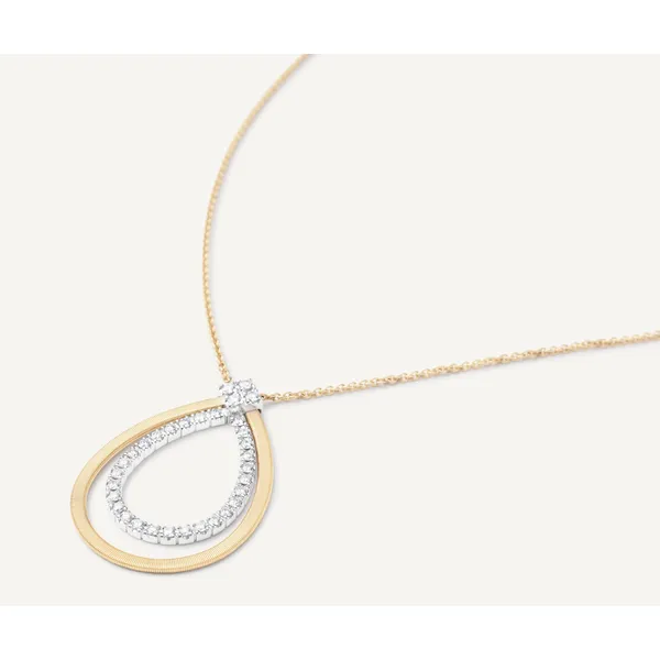 MARCO BICEGO 18KT YG MASAI NECKLACE WITH DIAMONDS Image 3 Carats Mcallen, TX