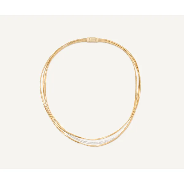 Marco Bicego 18Kt Yg Marrakech Necklace With Diamonds Carats Mcallen, TX