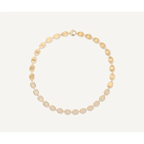 Marco Biecego 18K Yellow Gold Diamond Pavé Collar Necklace Carats Mcallen, TX