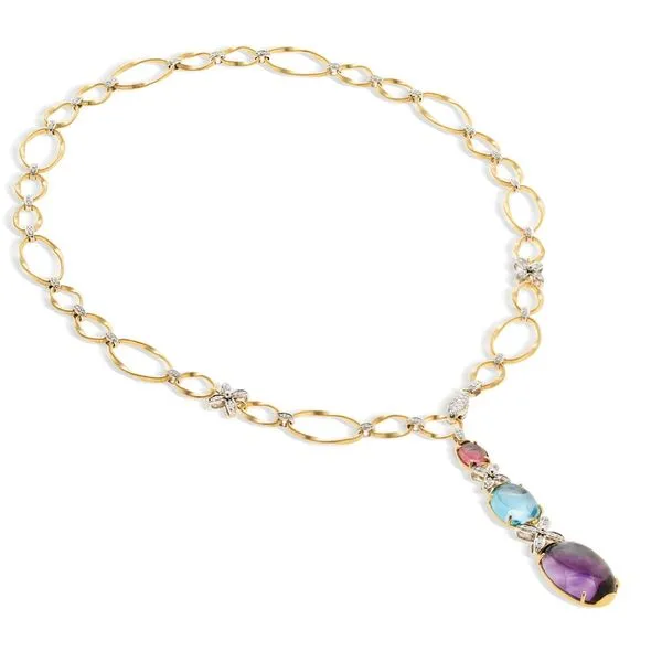 MARCO BIECEGO 18K NECKLACE W/GEMSTONES AND DIAMONDS Carats Mcallen, TX