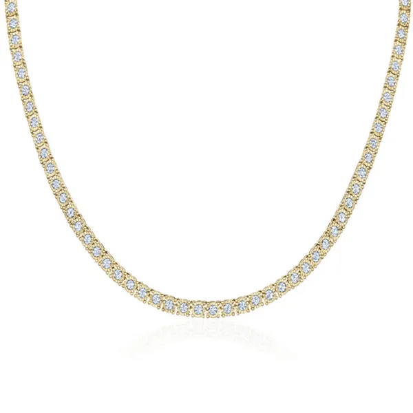Kwiat Sunburst Diamond Line Necklace in 18k Yellow Gold Carats Mcallen, TX
