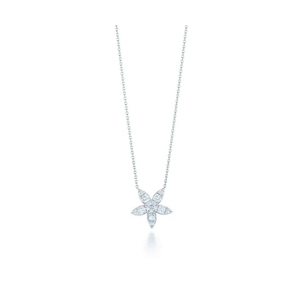 KWIAT 18KT WHITE GOLD SUNBURST STAR PENDANT WITH DIAMONDS Carats Mcallen, TX