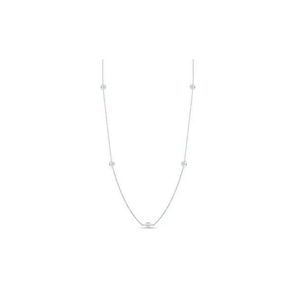 ROBERTO COIN WHITE GOLD DIAM BY INCH 7 STATIONS Carats Mcallen, TX