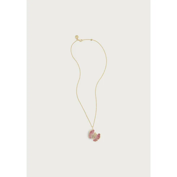 Anabel Aram Butterfly Pink Pavé Necklace Image 3 Carats Mcallen, TX