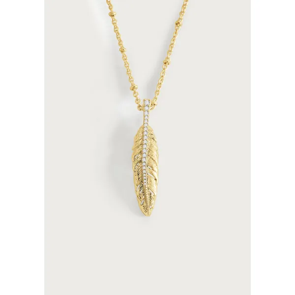 ANABEL ARAM Feather Small Pendant Necklace Carats Mcallen, TX