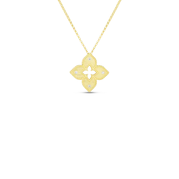 ROBERTO COIN 18K DIA PETITE VENETIAN PRINCESS NECKLACE Carats Mcallen, TX