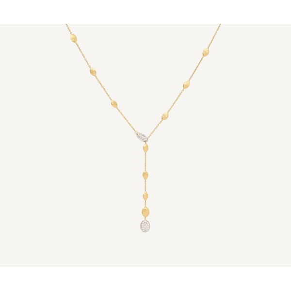 Siviglia 18K Yellow Gold Lariat with Diamond Accents Image 3 Carats Mcallen, TX