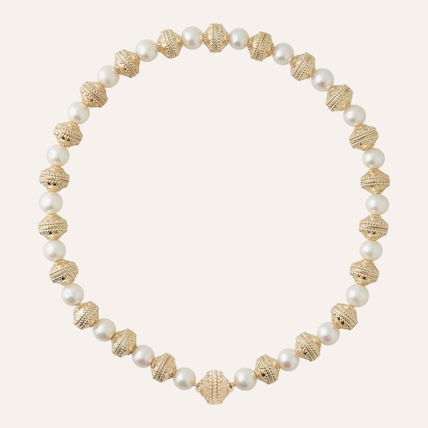 Signature Bead and Pearl Necklace Carats Mcallen, TX