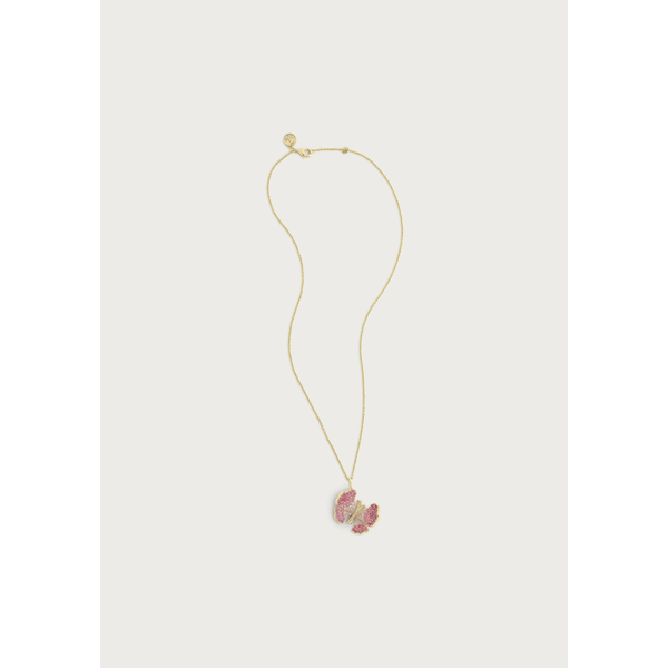Anabel Aram Butterfly Pink Pavé Necklace Image 3 Carats Mcallen, TX