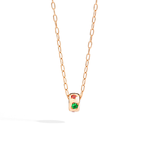 POMELLATO ICONICA ROSE/WHITE GOLD VARIOUS STONES NECKLACE Image 2 Carats Mcallen, TX