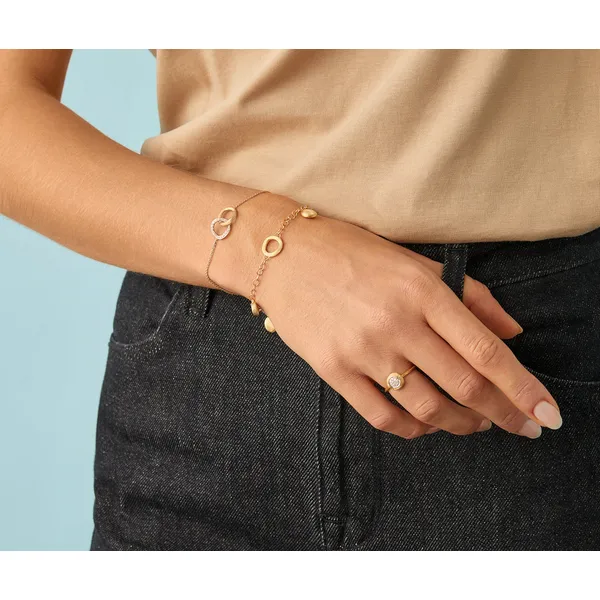 MARCO BICEGO JAIPUR GOLD 18K Yellow Gold Charm Bracelet Image 2 Carats Mcallen, TX