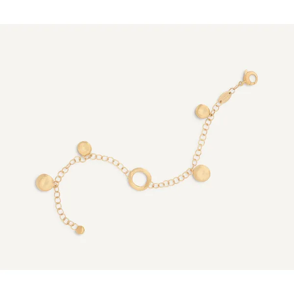 MARCO BICEGO JAIPUR GOLD 18K Yellow Gold Charm Bracelet Image 4 Carats Mcallen, TX