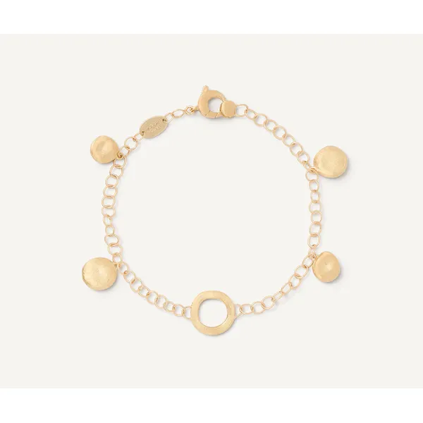 MARCO BICEGO JAIPUR GOLD 18K Yellow Gold Charm Bracelet Carats Mcallen, TX