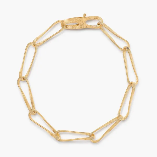 MARCO BICEGO MARRAKECH ONDE 18K Yellow Gold Twisted Coil Link Bracelet Carats Mcallen, TX