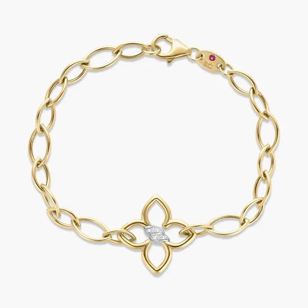 ROBERTO COIN 18K YW DIA CIALOMA BRACELET Carats Mcallen, TX