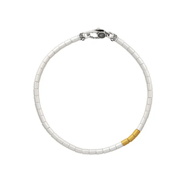 GURHAN MEN'S, SILVER BRACELET, VERTIGO, SMALL VERSION Carats Mcallen, TX