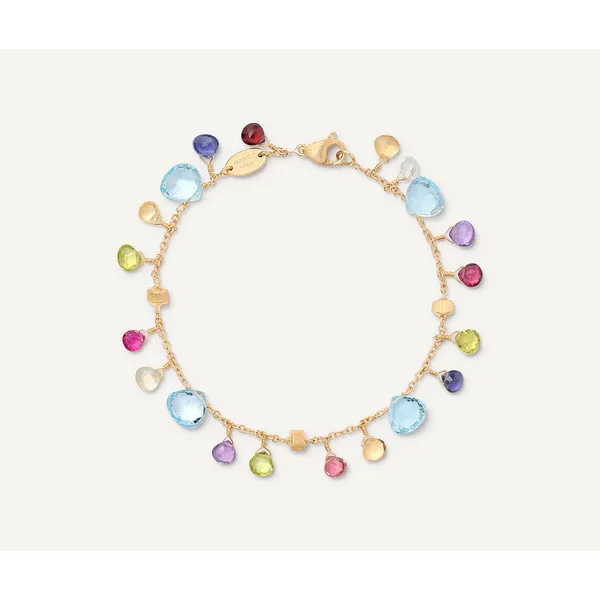 MARCO BICEGO 18KT YELLOW GOLD PARADISE BRACELET WITH MIXED GEMSTONES Carats Mcallen, TX