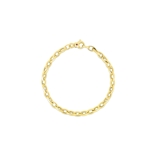 ROBERTO COIN ALMOND LINK BRACELET Carats Mcallen, TX