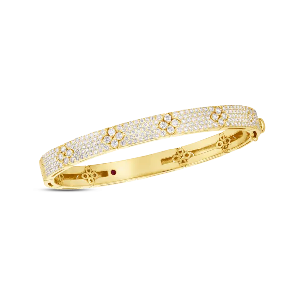 ROBERTO COIN 18K YELLOW GOLD BANGLE Carats Mcallen, TX