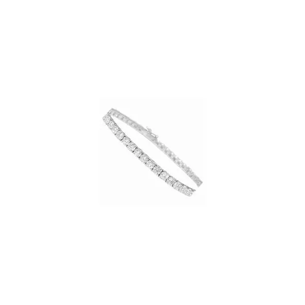 PIRANESI 18 K WHITE GOLD 7.18CTS TENNIS BRACELET Carats Mcallen, TX