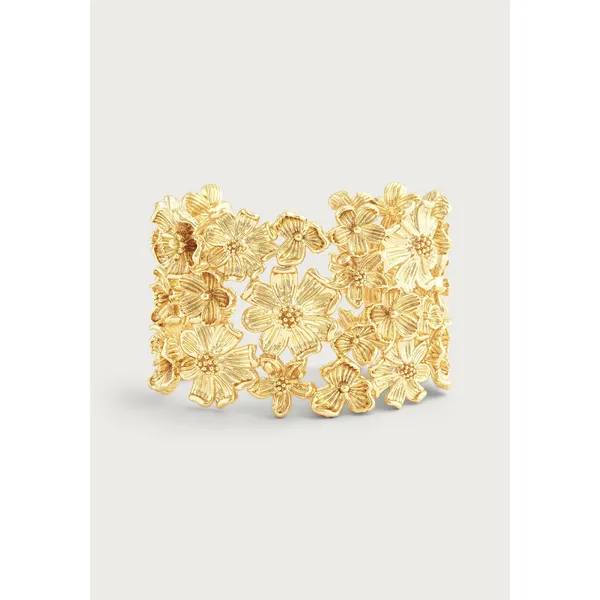 Wildflowers Gold Wide Cuff Carats Mcallen, TX