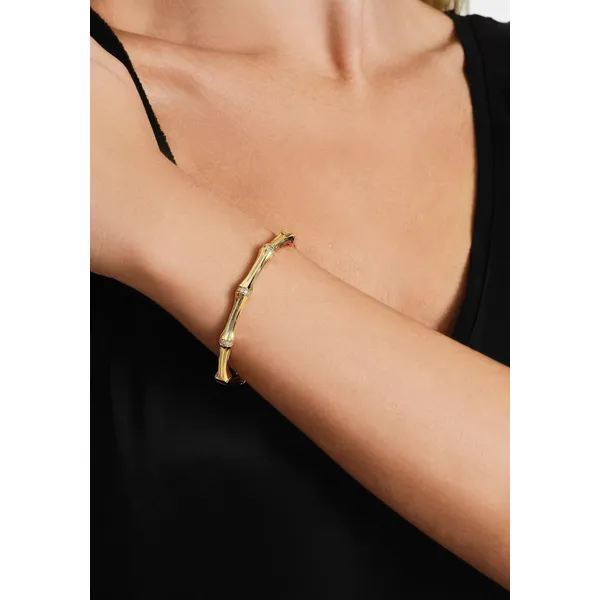 BAMBOO HINGED BANGLE Image 2 Carats Mcallen, TX