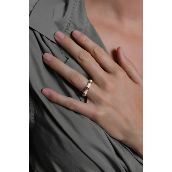 Bamboo Enameled Ring Carats Mcallen, TX