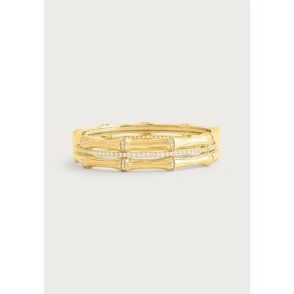 Bamboo Stacked Hinged Bangle Carats Mcallen, TX