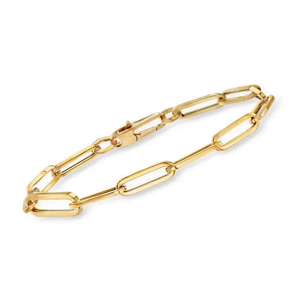 ROBERTO COIN 18 K Y PAPER CLIP AND RND LINK Carats Mcallen, TX