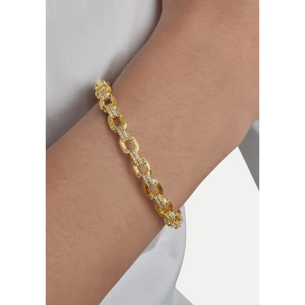 Enchanted Forest Chain Hinged Bangle Image 2 Carats Mcallen, TX