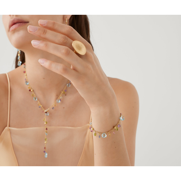 Paradie 18K Yellow Gold Single-Strand Gemstone Bracelet, Topaz Accents Image 2 Carats Mcallen, TX