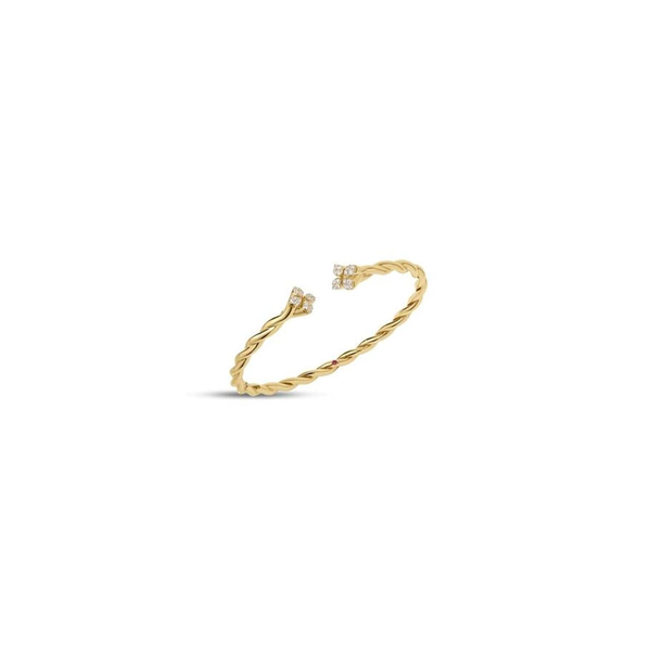 ROBERTO COIN 18K YELLOW GOLD LOVE IN VERONA BANGLE 48X58 Carats Mcallen, TX