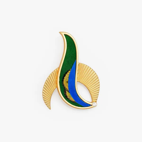 Sandy Point Brooch Blue Green Gold Carats Mcallen, TX