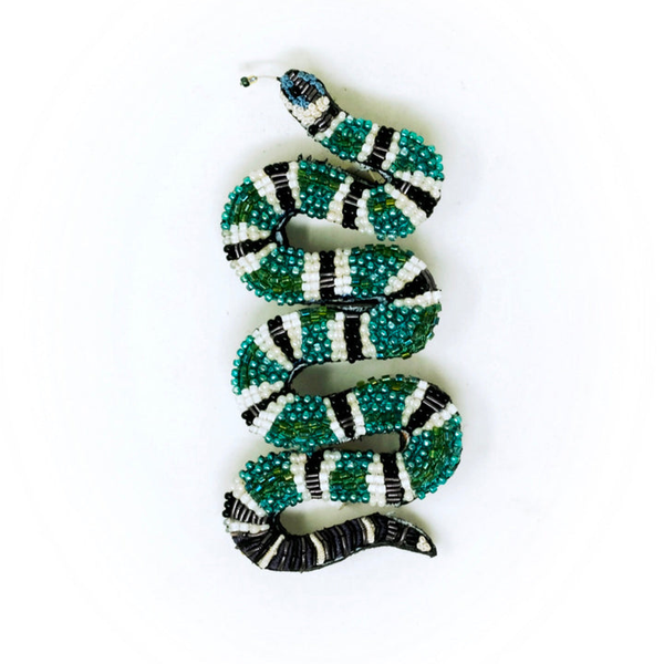 Green Banded Snake Brooch Pin Carats Mcallen, TX