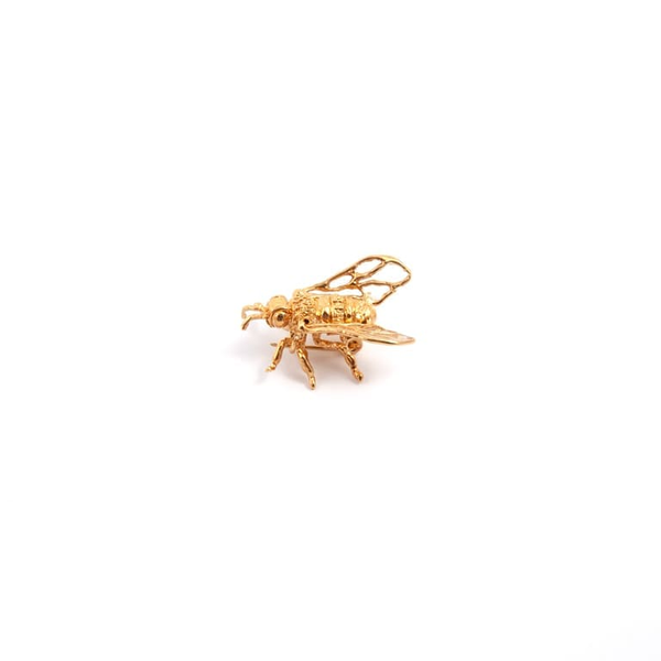 QUEEN BEE BROOCH L IN BRASSW/24K YG OVERLAY Carats Mcallen, TX