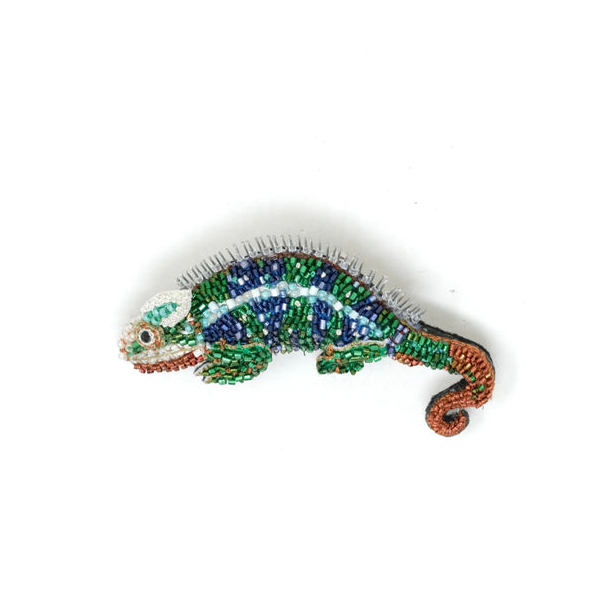 Colorful Chameleon Brooch Pin Carats Mcallen, TX