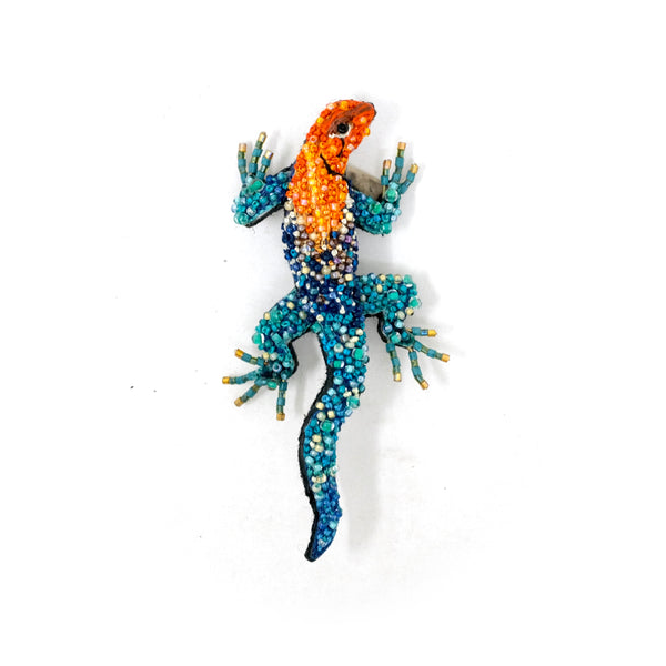 AGAMA LIZARD BROOCH PIN Carats Mcallen, TX
