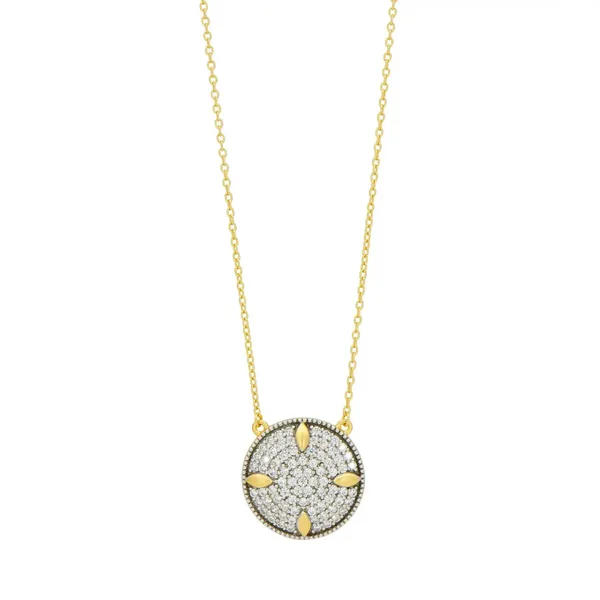 Petals and Pave Small Pendant Carats Mcallen, TX