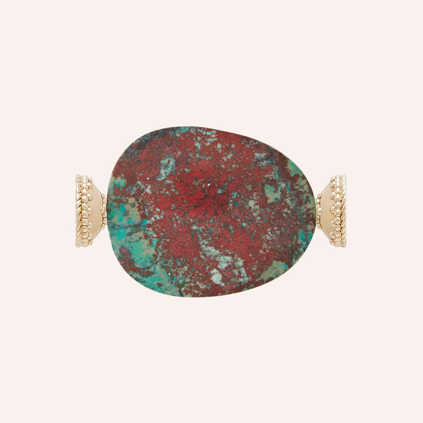Green Oval Sonora Sunrise Slab Centerpiece Carats Mcallen, TX