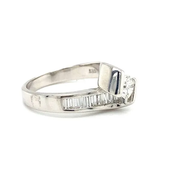 14 Karat White Gold Natural Diamond Engagement Ring Image 2 Carroll / Ochs Jewelers Monroe, MI