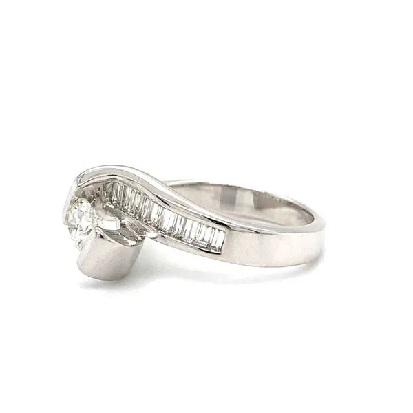 14 Karat White Gold Natural Diamond Engagement Ring Image 3 Carroll / Ochs Jewelers Monroe, MI