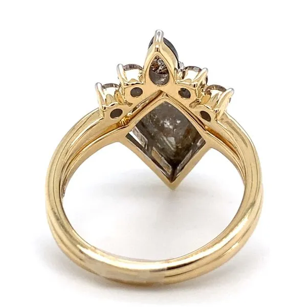 Salt & Pepper Diamond 2 PC Set Engagement Ring in 14 kt Yellow Image 5 Carroll / Ochs Jewelers Monroe, MI