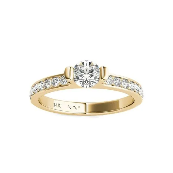 14 Karat Yellow Gold Natural Diamond Engagement Ring Carroll / Ochs Jewelers Monroe, MI