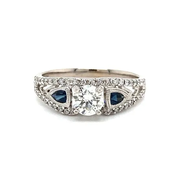 14 Karat White Gold Natural Diamond Engagement Ring similar item image