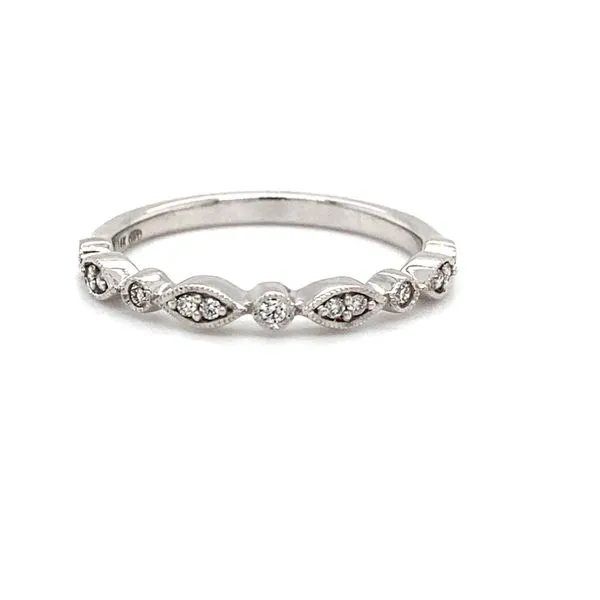 14 Karat White Gold Natural Diamond Engagement Ring and Wedding Band Image 2 Carroll / Ochs Jewelers Monroe, MI